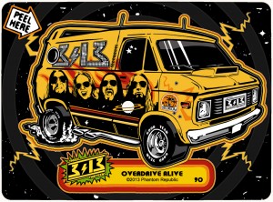 313 overdrive van sticker90