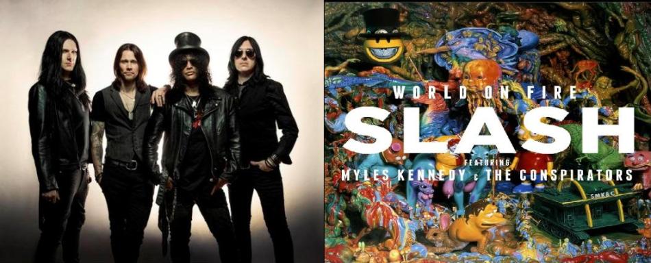 LISTEN TO NEW SLASH/MYLES KENNEDY & THE CONSPIRATORS SONG “World On Fire”